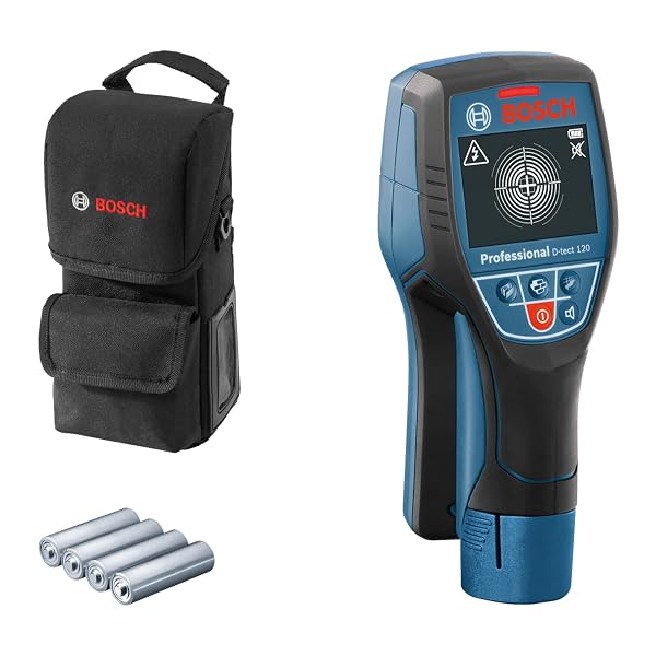 Bosch Professional D-tect 120 Ortungsgeraet 4x AA