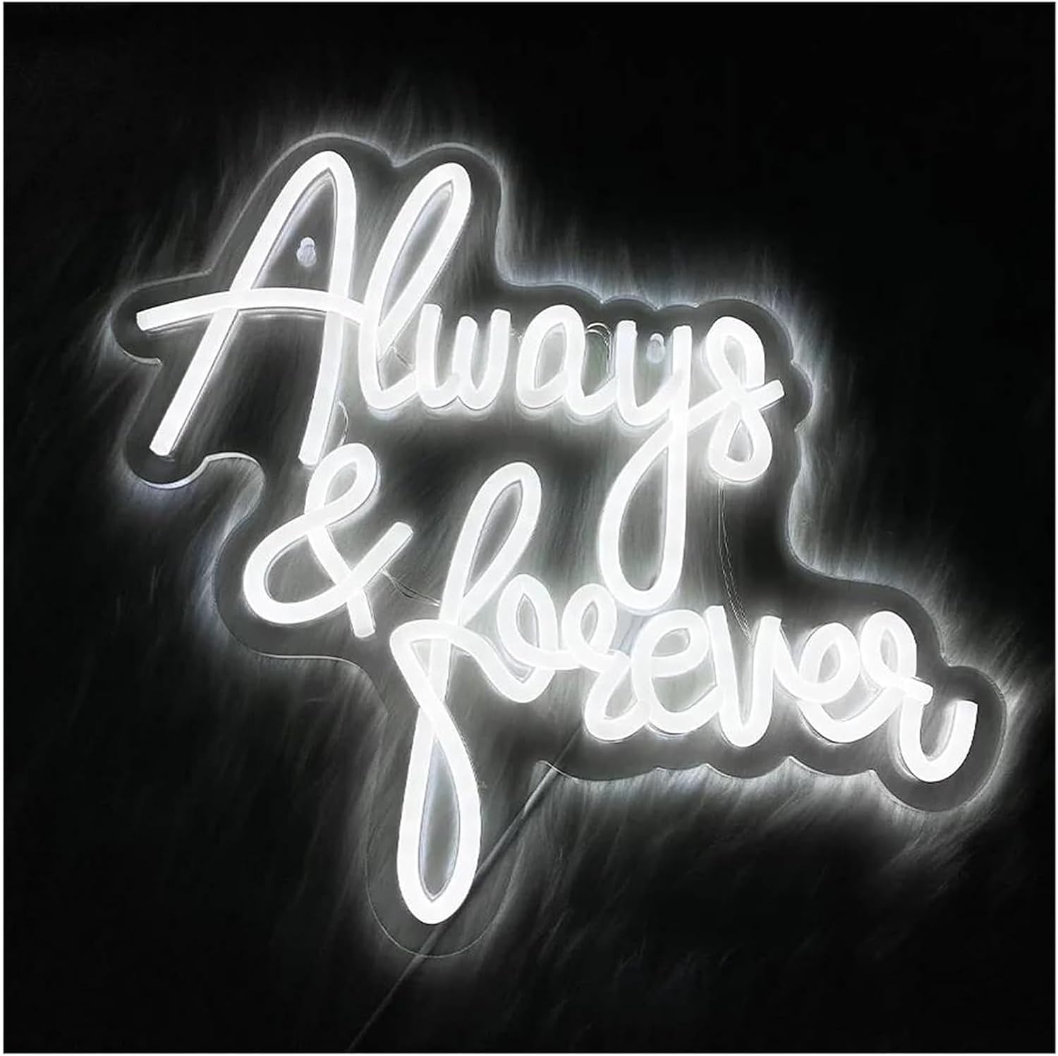 "Always And Forever" for neon Signs,Wall Decor Powered Night Light Led Party Wedding Bar Beauty image 4