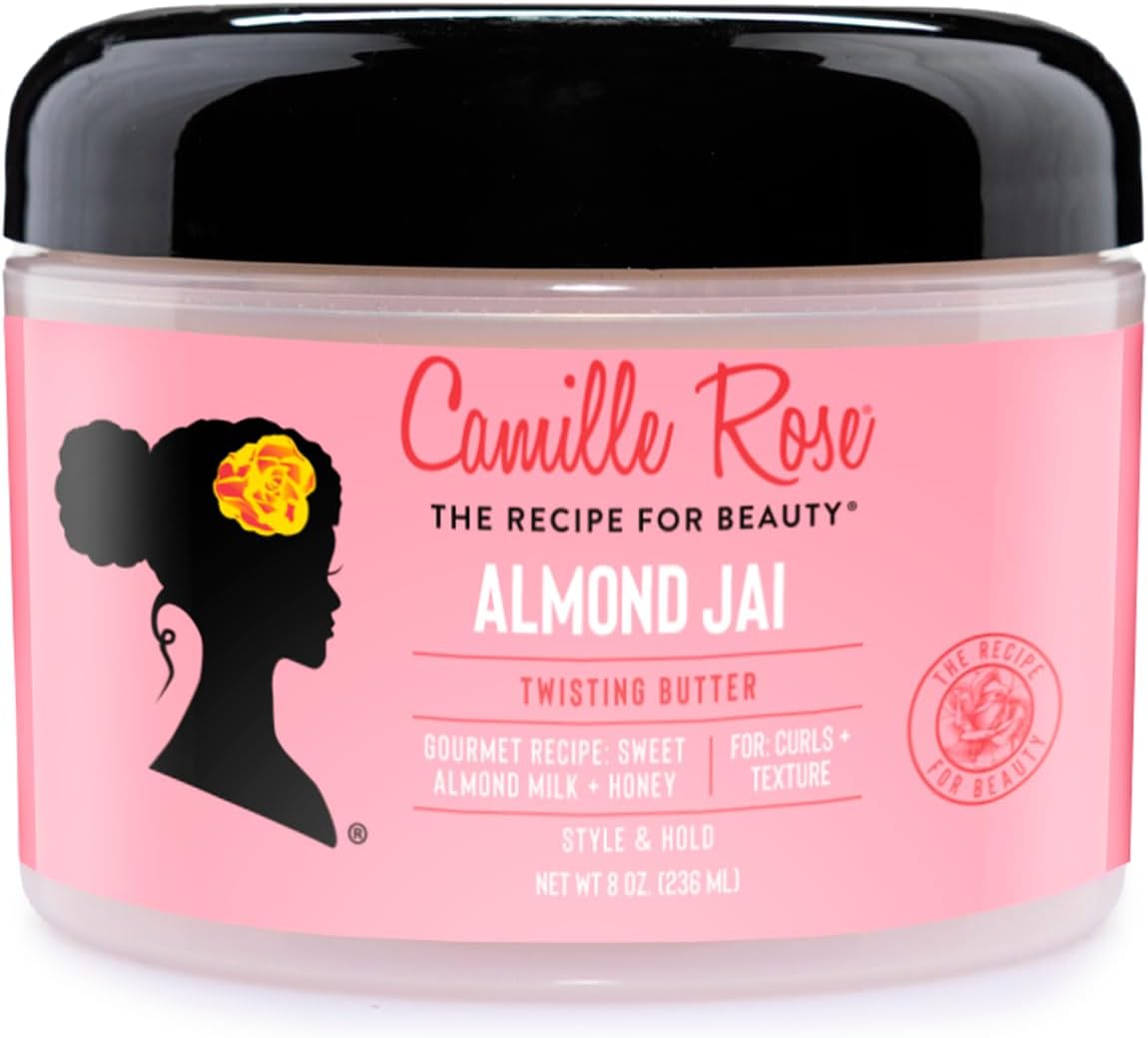 Almond Jai Leave-In Twisting Hair Styling Butter, Nourish and Soften, Sweet Almond Milk and Honey, 240 ml (Pack of 1)