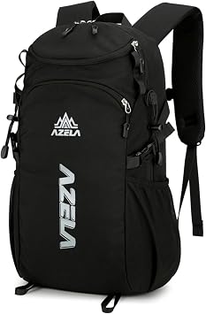 Small Hiking Backpack 25L Travel Backpack Lightweight Hiking Daypack for Women Men Black