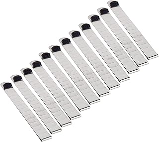 Trenton Gifts 3" W Stainless Steel Hemming Clips, Hem Marker, Sewing Supplies and Accessories Set of 12