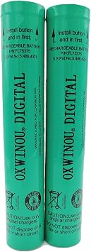 3.6V 2200mAh NI-MH OXWINOU Digital Battery Compatible with Stinger 75375 75175 XT Flashlight Battery Includes 2PACK FL75375 Batteries