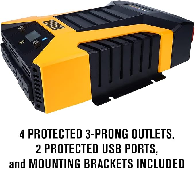 Inversor de corriente PowerDrive 2000W Bluetooth miniatura 3