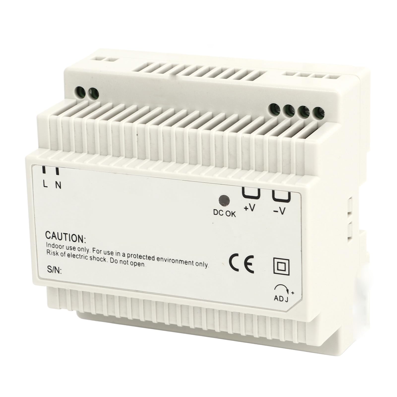 Cryfokt 100W Hutschienen-Netzteil, AC DC Spannungswandler, 24V, Fuer (24V)