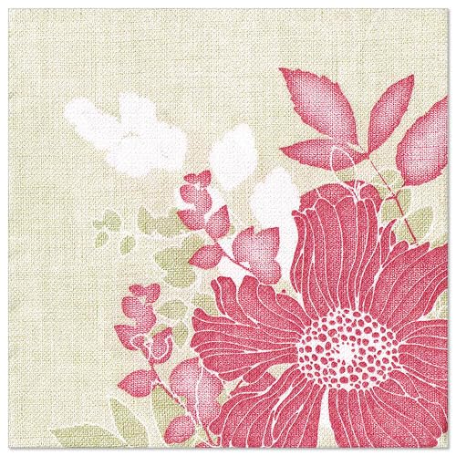 Serviettes en tissu solide Papstar Royal Collection 40x40 fuchsia pliage facile