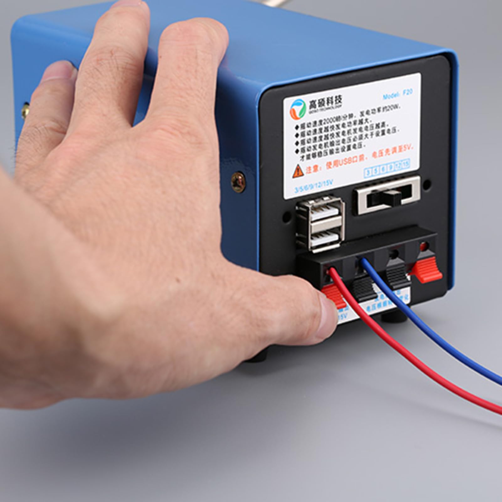 Generatore manuale, caricatore per telefono a manovella da 20 W | generatore a manovella portatile da 2000 giri/min, alimentatore per la ricarica del telefono di sopravvivenza, campeggio all'