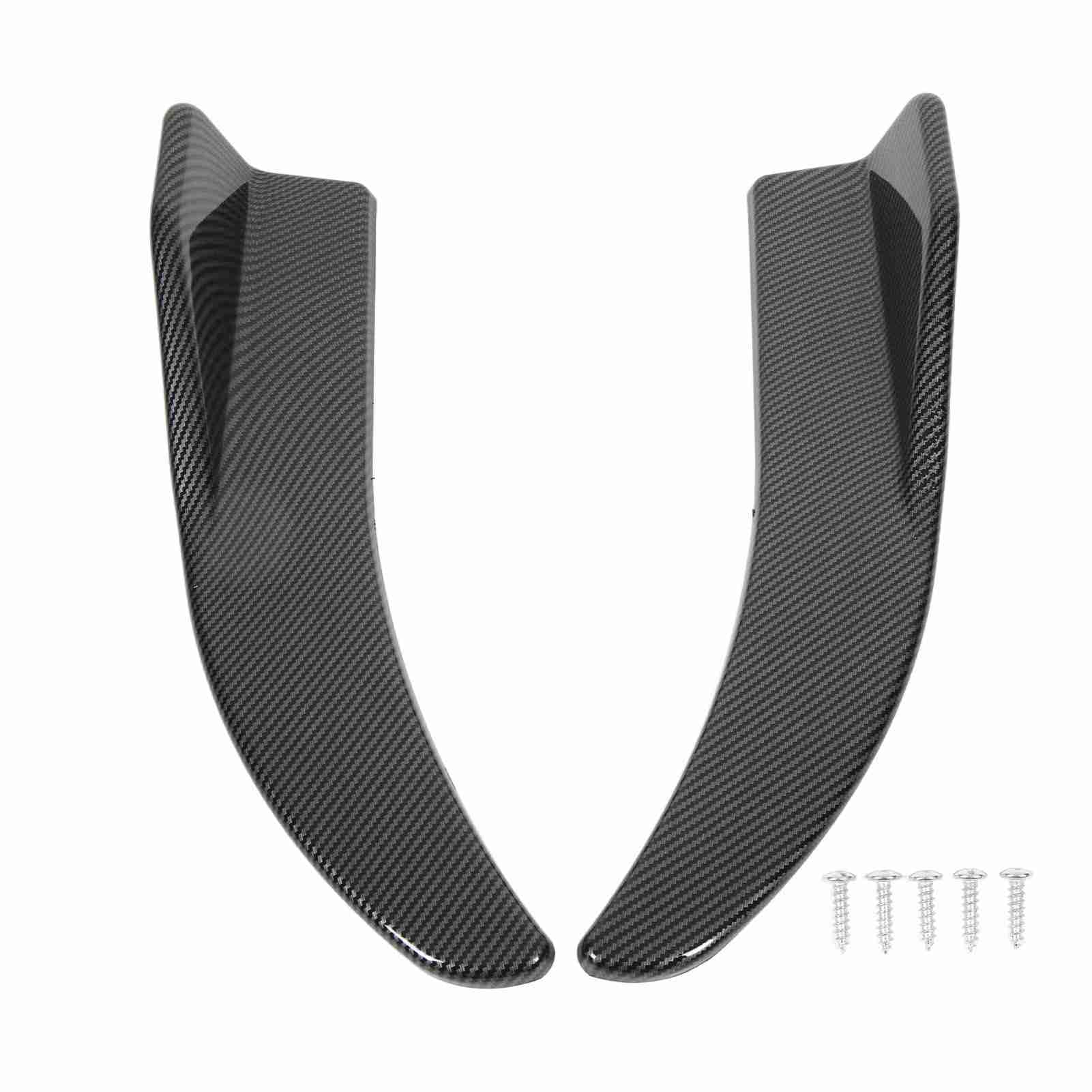 2 pezzi Spoiler per il bagagliaio posteriore, spoiler a forma di ala per il bagagliaio universale, 41,5 cm Lip per ridurre la resistenza al per berline e hatchback, spoiler p (Stile fibra di
