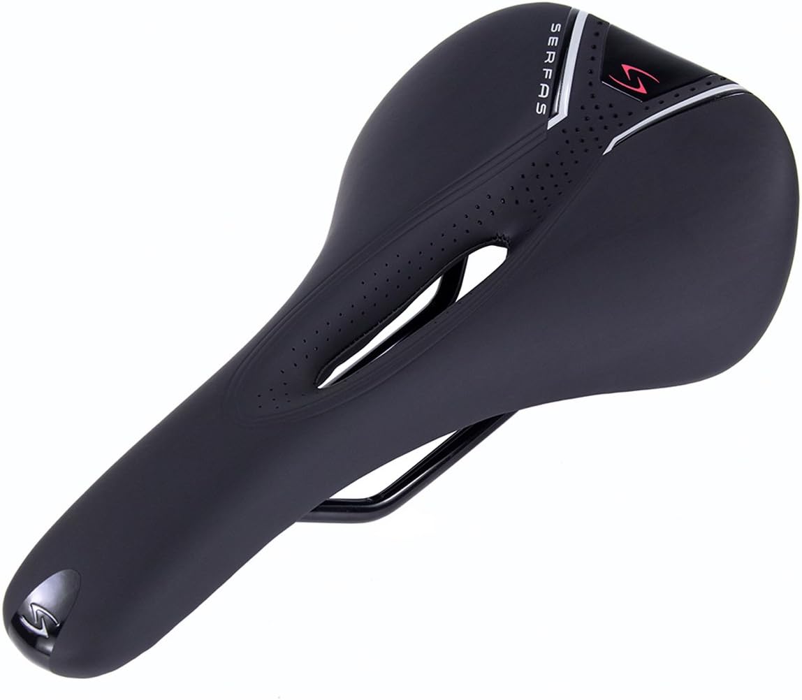 Serfas Spartan-2 Chromoly Bicycle Saddle - SPR-2 (Black - 145mm)