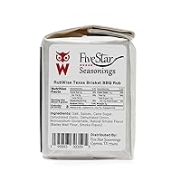Vista 4 de Rubwise - Rub de pechuga y cerdo estilo Texas Style Rub para barbacoa y especias para ahumar y asar a la parrilla Masajes secos Ideal