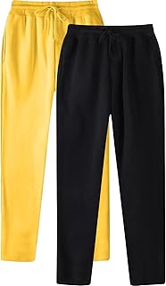 Pantalones hip hop para hombre, informales, de color liso, con puños y bolsillo con cordones, 2 unidades