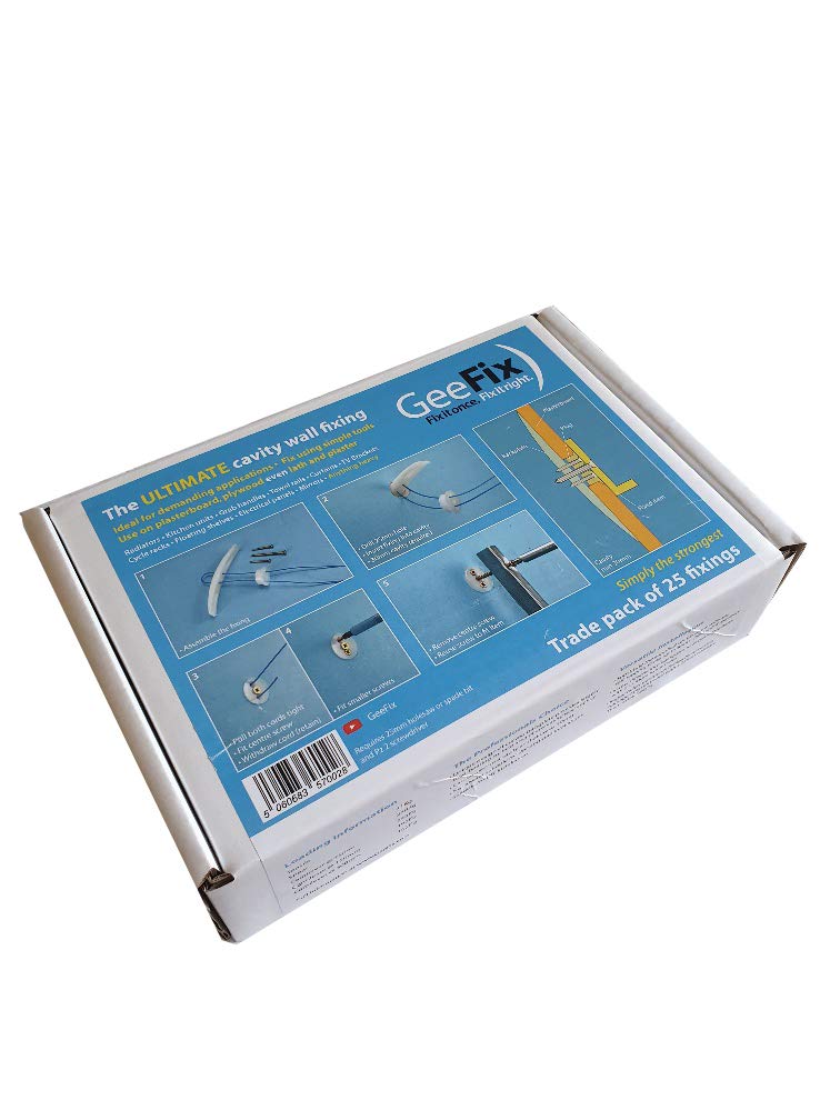 Plasterboard Cavity Wall Fixings Heavy Duty (Trade Pack- 25 Fixings)