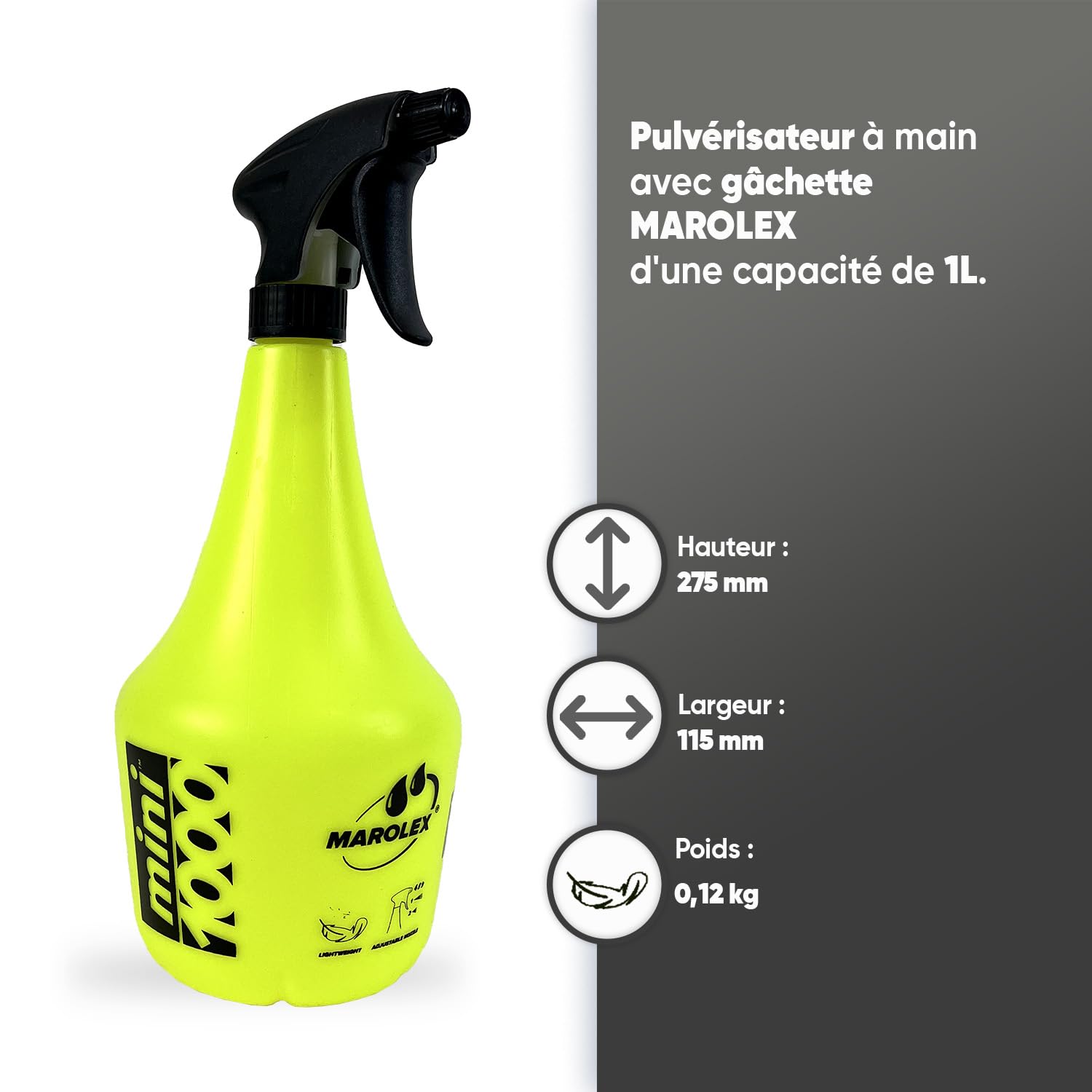 VANZACK 5 Pièces Brumisation Têtes De Pulvérisation à Pression De