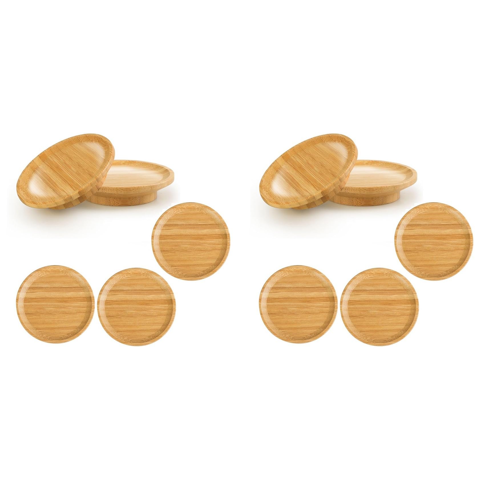 Vjsujehgy 10Pcs Wine Glass Charcuterie Topper, Wine Glass Charcuterie Board Topper, Bamboo Wine Glass Topper for Family Gatherings