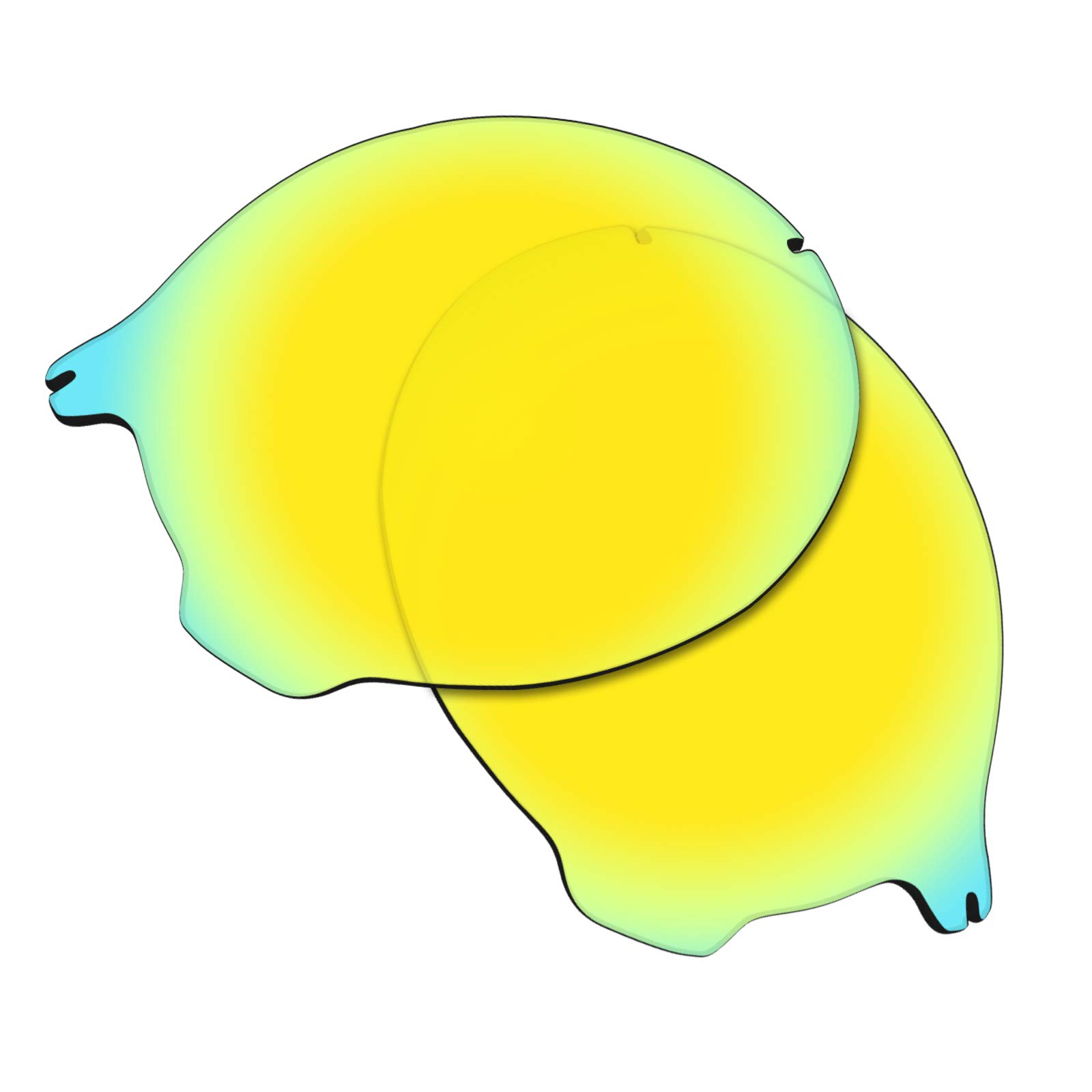 Flugger Replacement Lenses for Oakley Tailend OO4088 Sunglass - Multiple Options