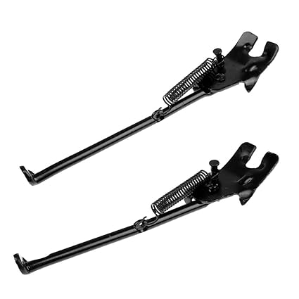 MagiDeal 2Pcs/Set Bicycle Steel Bike Bicycle Kickstand Side Kickstand Fit for 16'' 18'' Black