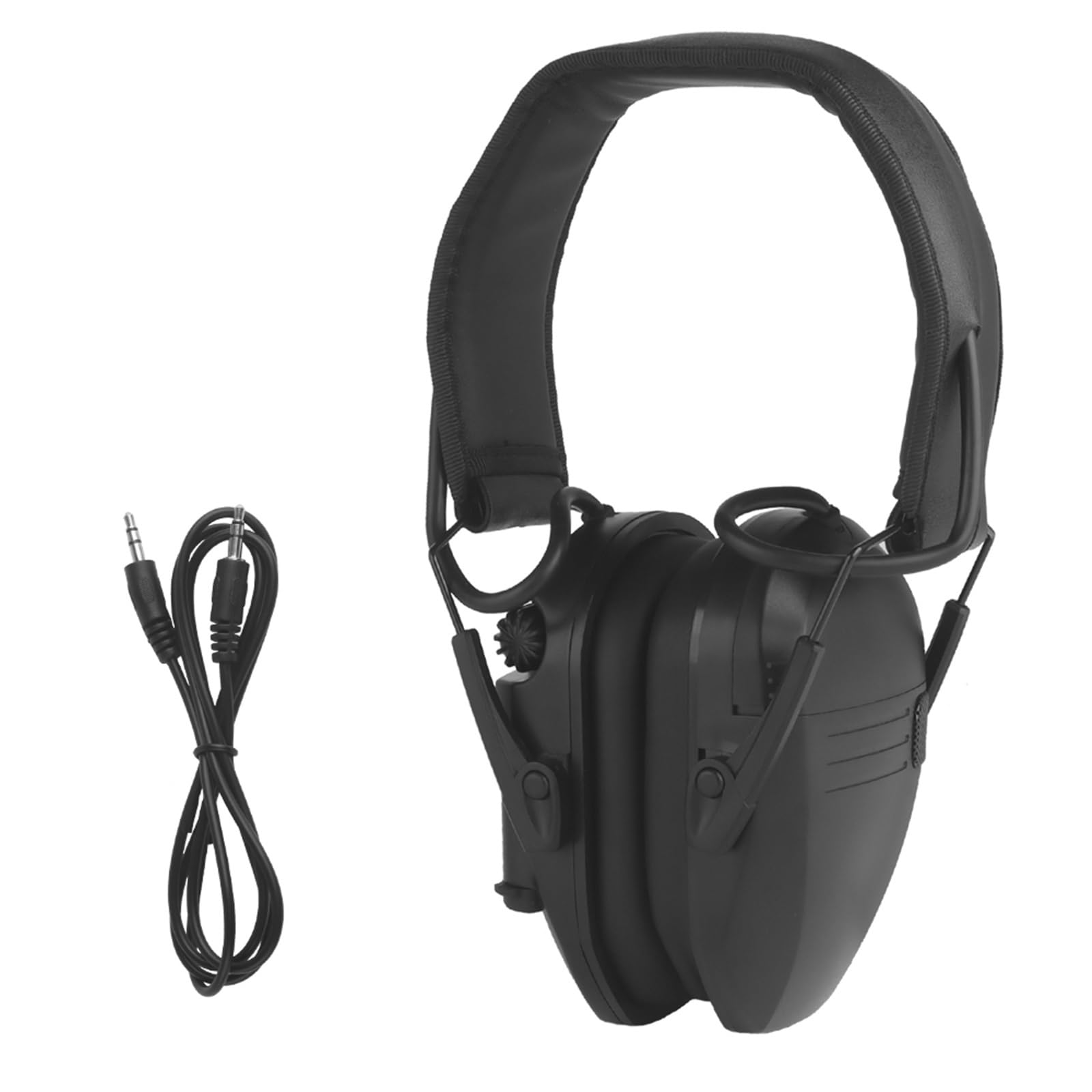 Auriculares de entrenamiento para tiro táctico Auriculares con reducción de ruido y adquisición de sonido con Ken 2 pines PTT Protección auditiva repelente al agua para disparo, caza y uso táctico