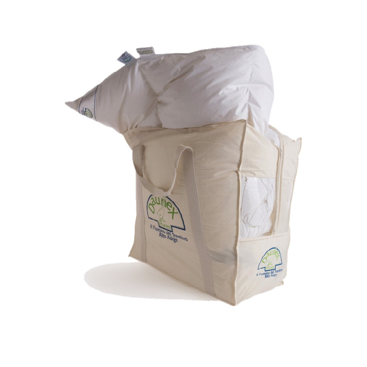 Doudoune d'hiver sac coton Daunex lit relax 1 place et demie pour nuits fraîches
