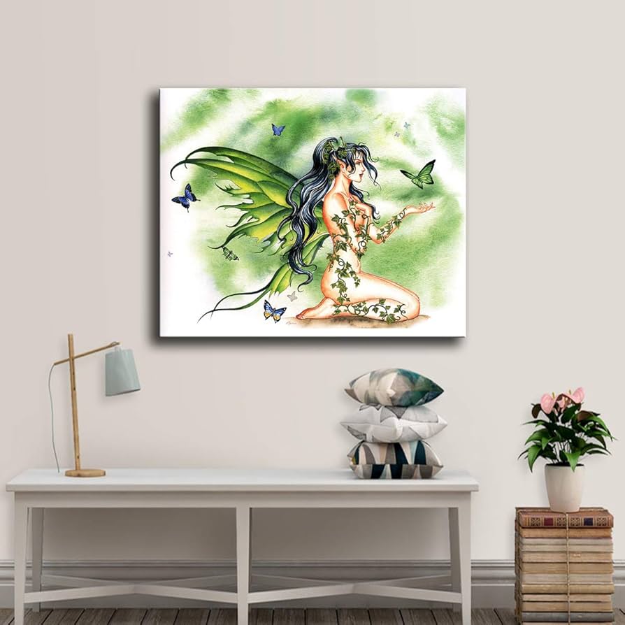 Amazon.co.jp: 現代の壁漫画セクシーな女性ボディアート絵画家の