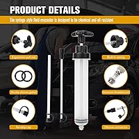 Vista 3 de Extractor de fluidos, bomba extractora de fluidos automotriz, succión manual de combustible y llenado, bomba extractora de aceite eficiente