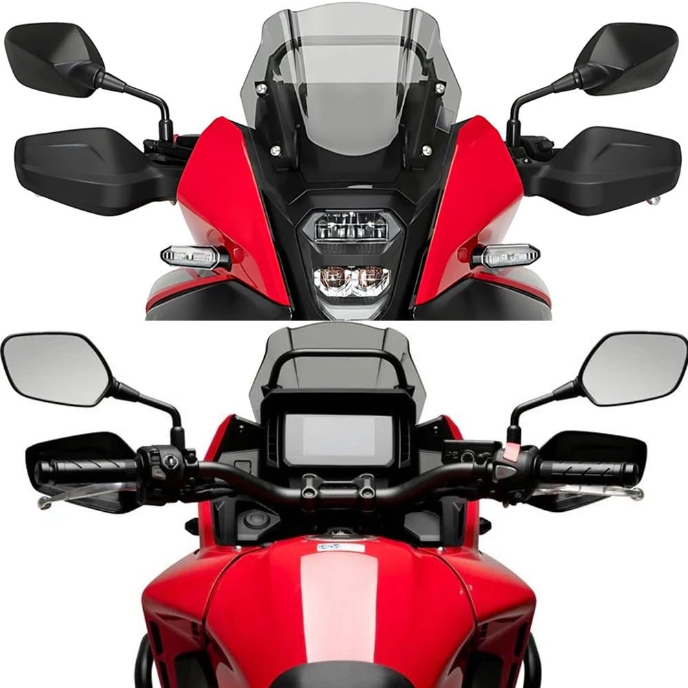 Handguards Passend für Honda CB500X NX400 NX500 2022–2024. Handschutz, Windschutzscheibenschutz, Motorrad-Handprotektoren(Matte Black)