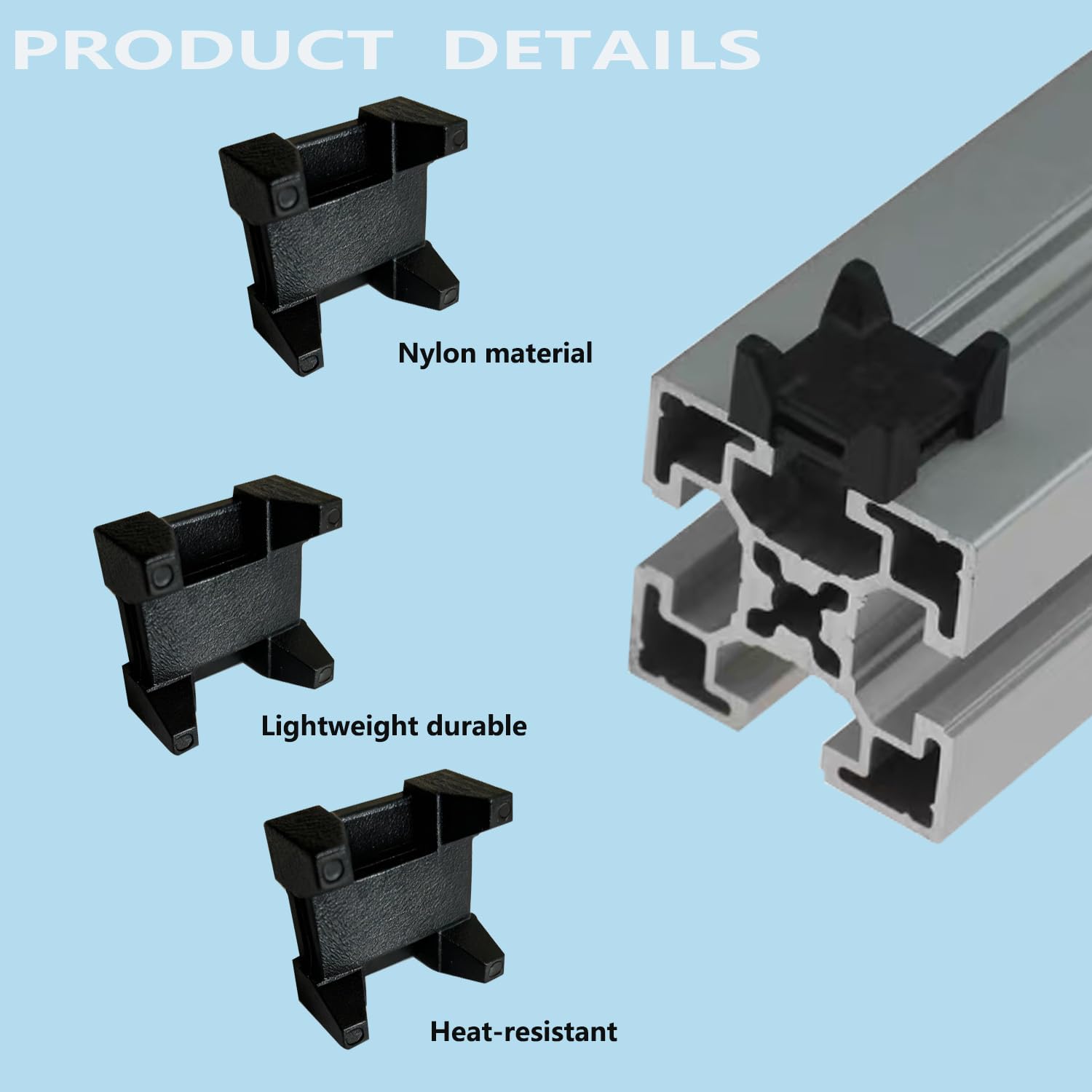 16 Clips de Ranura para Cables 15.7 x 7 mm Clips de Cable para Perfiles de Aluminio Negro Abrazaderas para Perfil de Aluminio para Perfil Estándar Europeo 4040 Para Uso Industrial y Doméstico