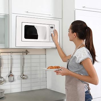 Cecotec GrandHeat 2000 Built-In White Digital Built-in Microwave, 700W [Energy Class A+]