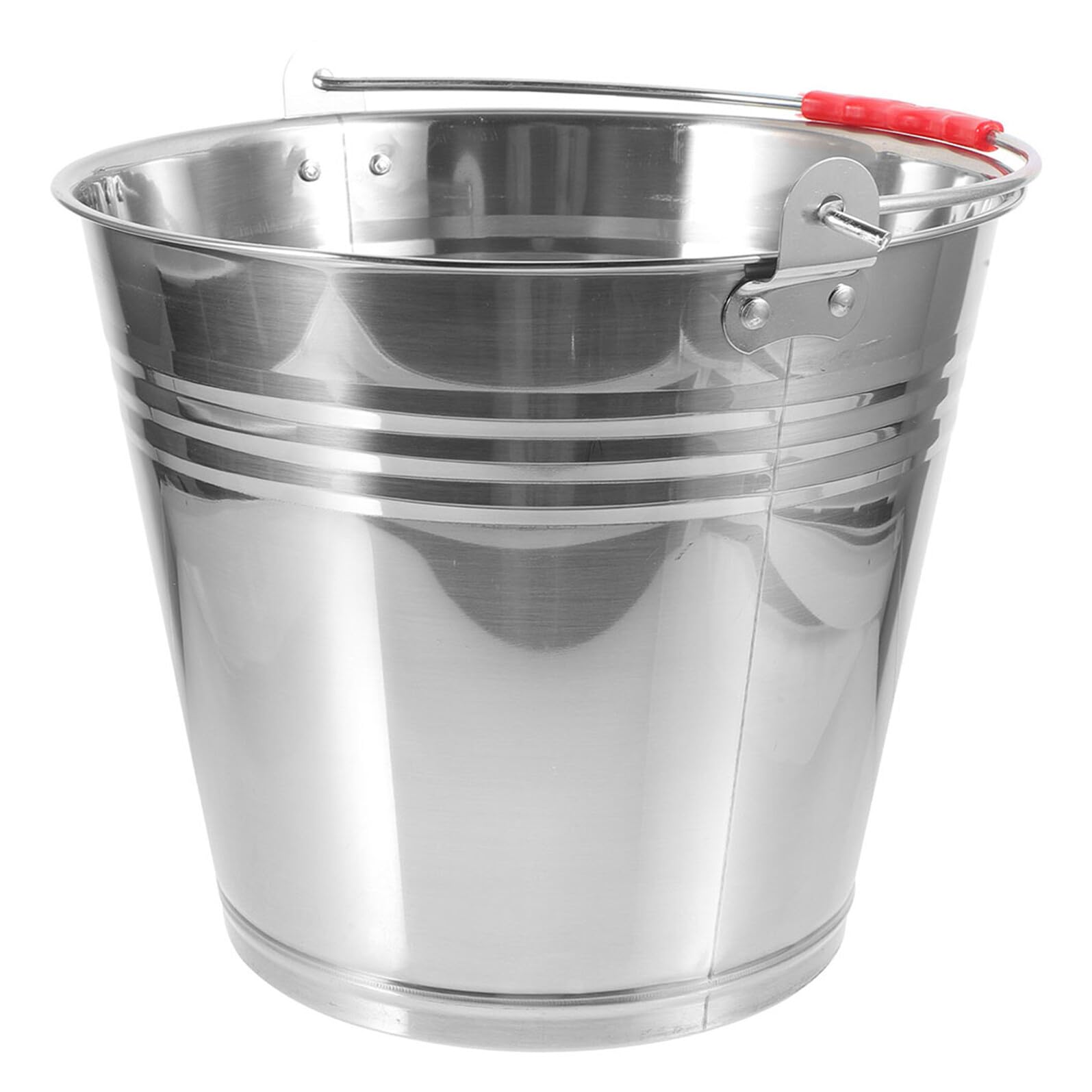 Seau à glace inox 12L STOBAZA épais et résistant, le refroidisseur haut de gamme pour vos vins