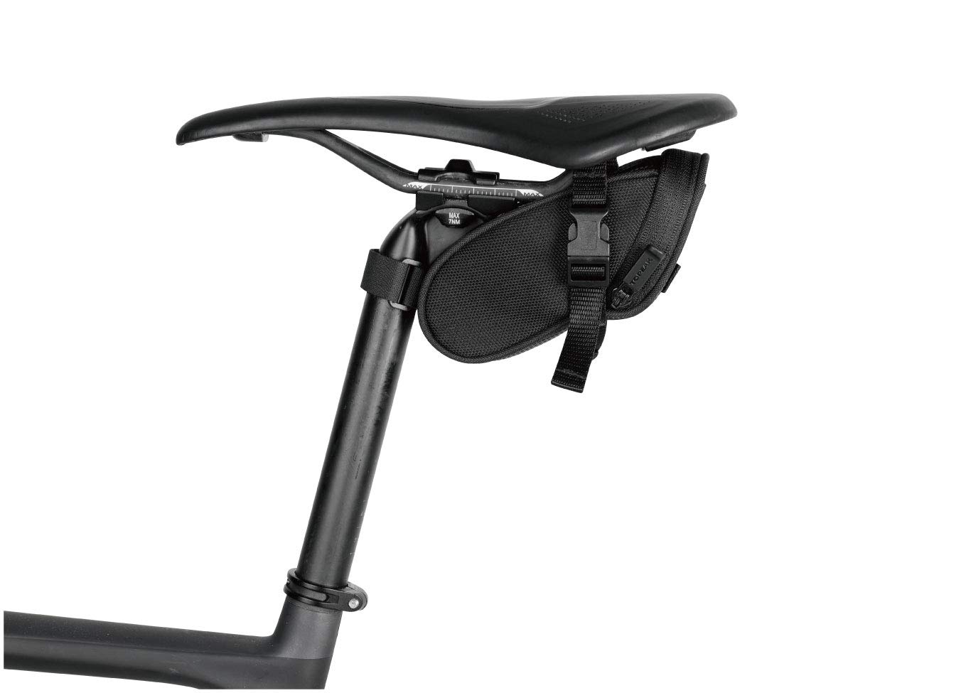 Topeak Aero Wedge Pack Saddle Bag, Strap Fit, Micro, Black,15 x 7.5 x 8 cm/0.41 Litre - Image 3