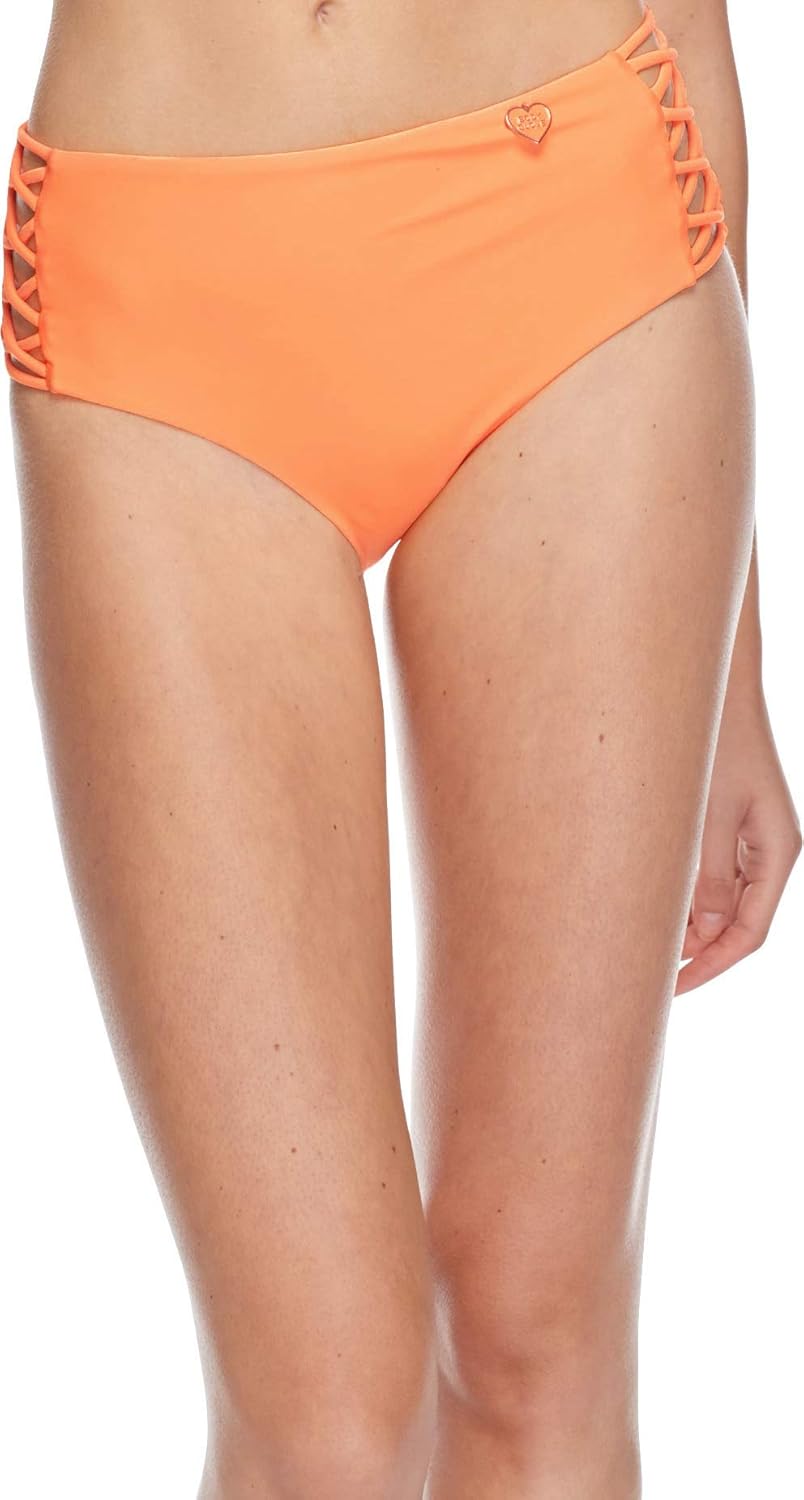 Body Glove Women's Retro High Rise Bikini Bottom Swimsuit