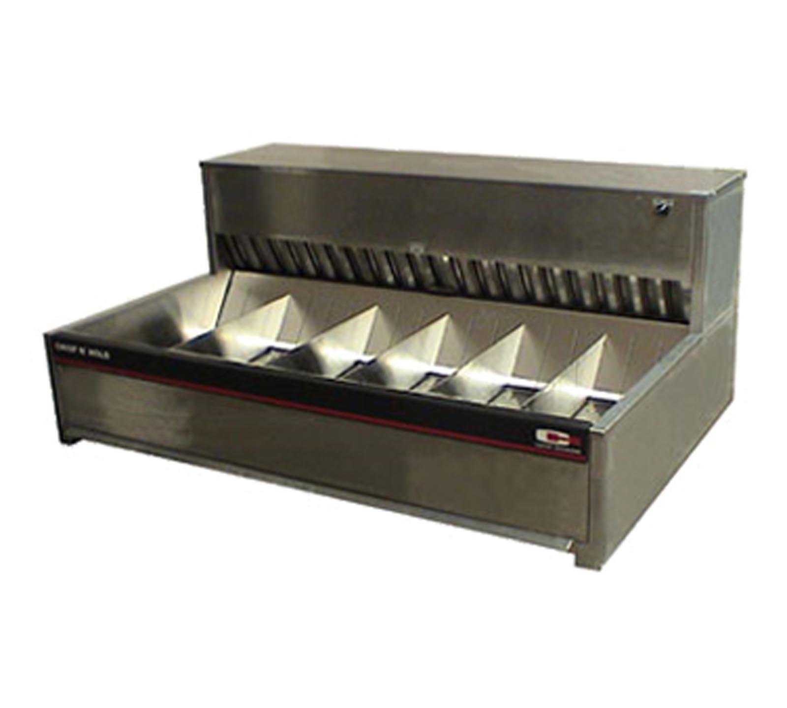 Carter-Hoffmann Crisp N Hold Fried Food Station (6) sections by Carter Hoffman – Stainless Steel, Multicolor, Model CNH40