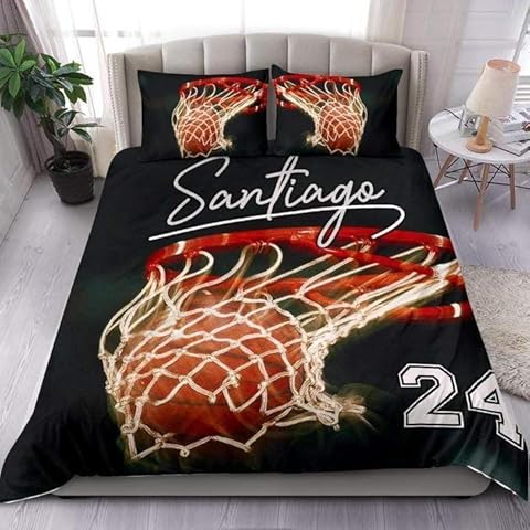 SATIGI Basketball Hoop Duvet Cover Cover