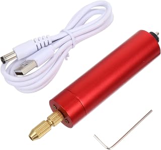 Holibanna USB Mini Electric Engraving Pen Set for Metal and Glass Rechargeable Jewelry Engraver Grinding Bits Portable Carve Tool for DIY Crafts and Hobbies