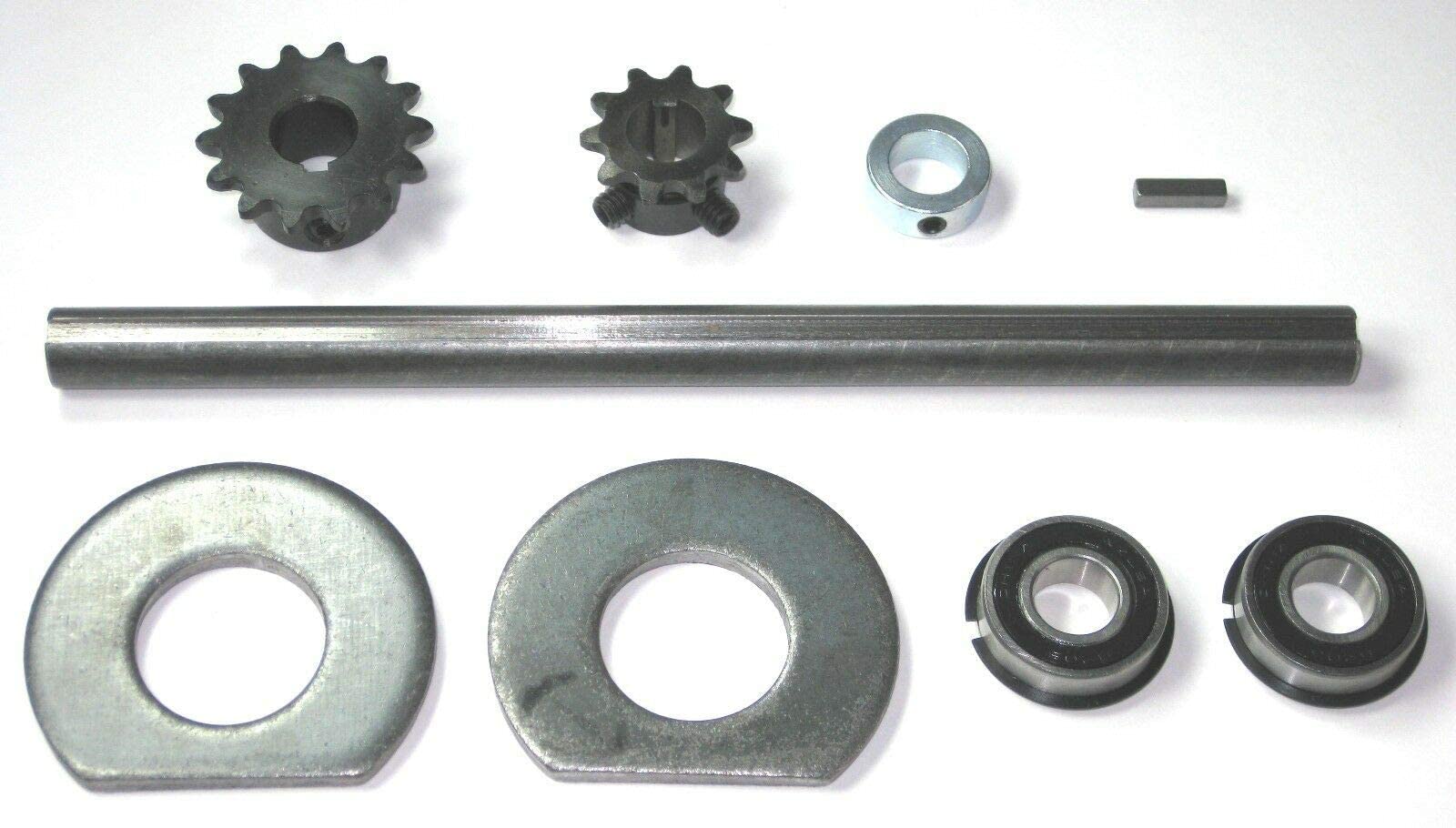 3/4" X 14" Jackshaft For Go-Karts & Mini Bikes – 3/16" Keyway Shaft Replacement Part