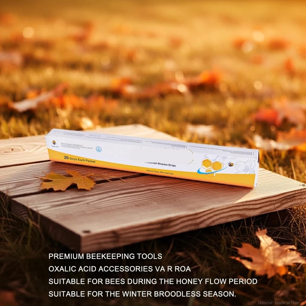 Bandelettes - Paquet de 20 unités | Outil d'acide oxalique for l'apiculture optimisé pendant la période miellée Aménagement l'habitat des animaux domestiques Protection contre le varroa