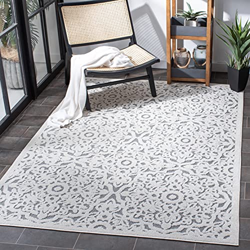 Tapete rectangular 5'5" x 7'7" Safavieh Cabana miniatura 1