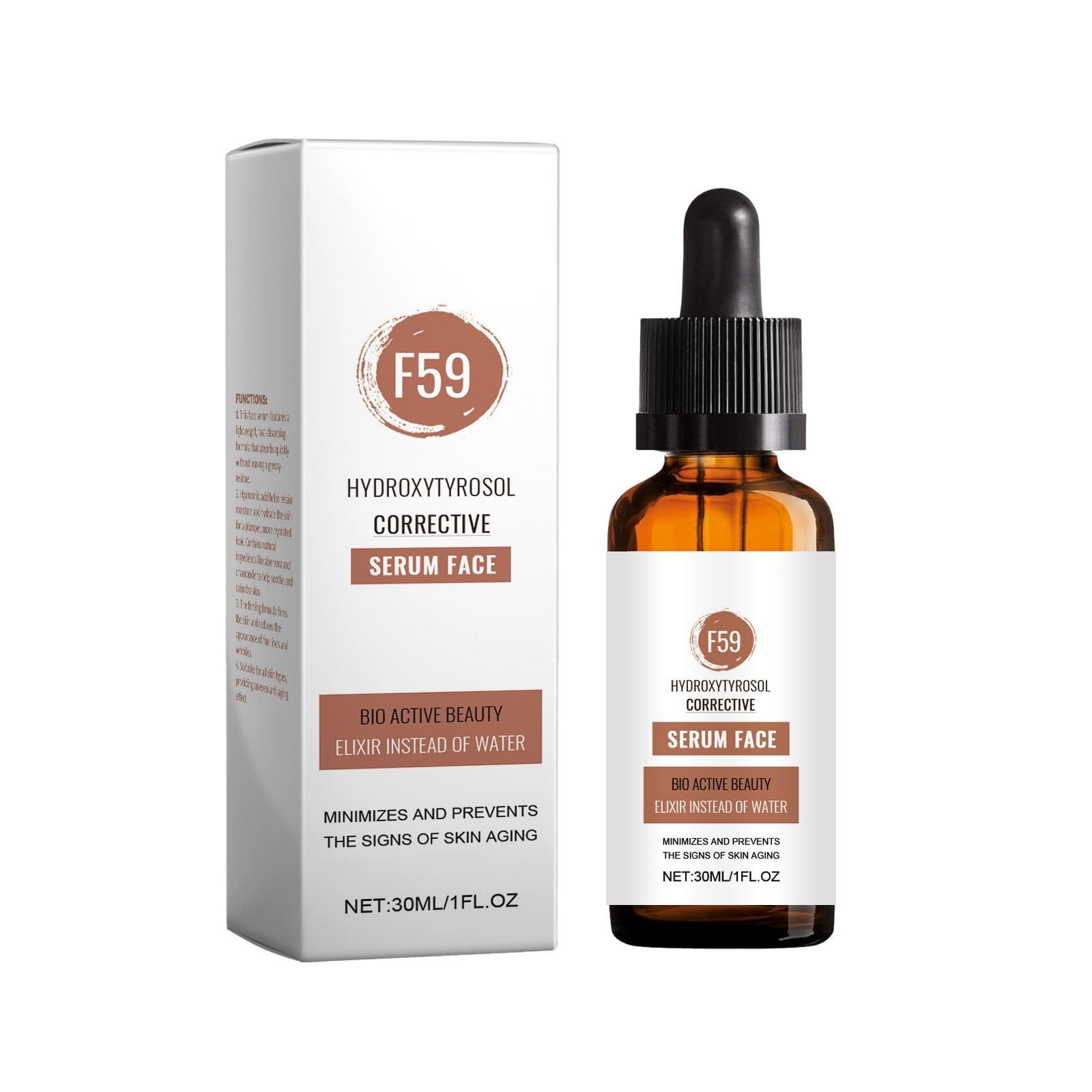 Face Serums for Anti Aging, Hyaluronic Acid Serum Facial Moisturizer for Women Anti Aging for Fine Lines, Wrinkles and Sagging Skin, Anti Aging Serums for Mature Skin (1 Fl Oz, 1 PC)