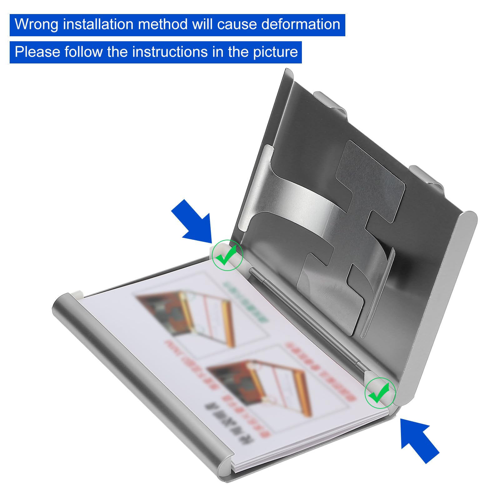 PATIKIL 2 Pcs Business Card Holder - Image 4