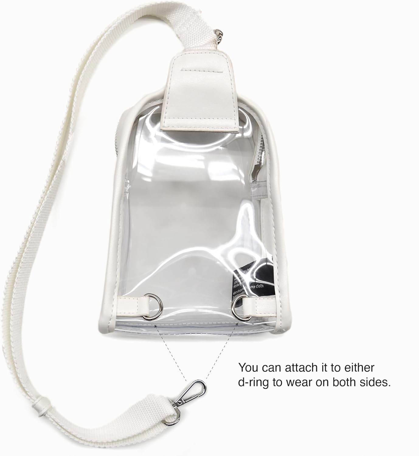 Littlearth NFL - Clear Mini Sling with 3D Logo - Image 5