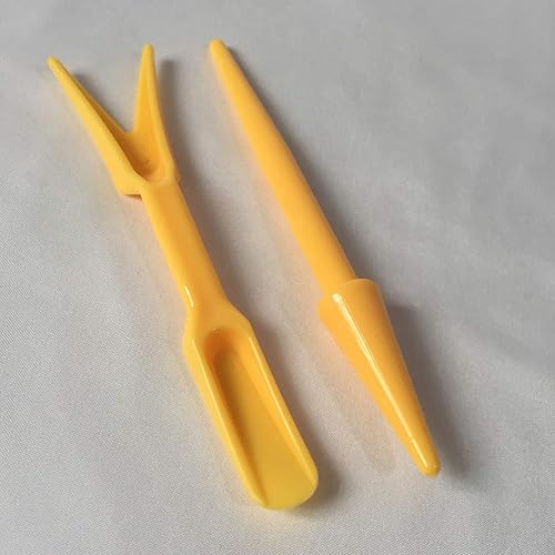 Miniatura 7 de DOITOOL 20 piezas de semillas de jardín, plántulas de plástico más anchas para siembra, excavación, trasplante, herramientas de plantación, mini