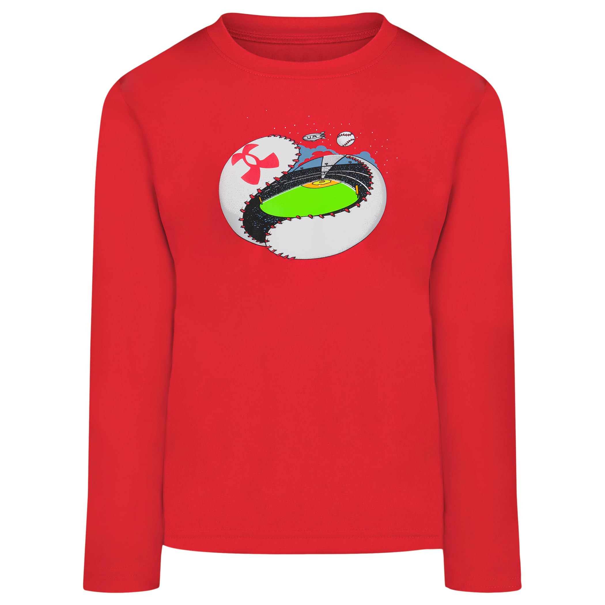 Under Armour Boys' Long Sleeve Logo Graphic T-Shirt, Lightweight &amp; Breathable, Relaxed Fit