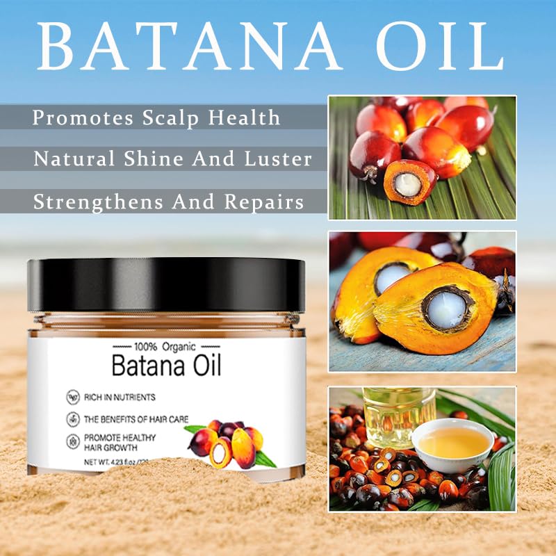 Miniatura 8 de Aceite de batana crudo para el crecimiento del cabello, aceite de batana natural 100% puro Dr. Sebi de Honduras, orgánico sin refinar, evita la