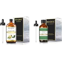 EUQEE Honeysuckle Essential Oil 118ML & Forest Pine Fragrance Oil 60ML for Diffuser, DIY Soap, Candle Making
