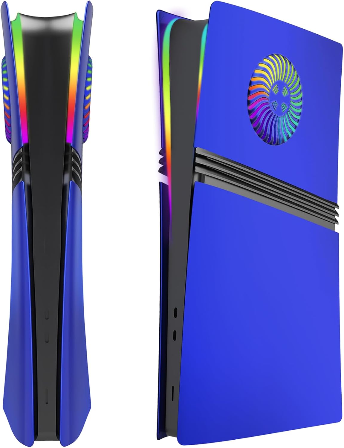 FacePlates for PS5 Pro Digital Edition Wedorat PlayStation 5 Pro Plates with Cooling Vents ABS Anti-Scratch Dustproof Protective Shell Cover, Replacement FacePlate for PS5 Pro Digital (Cobalt Blue)