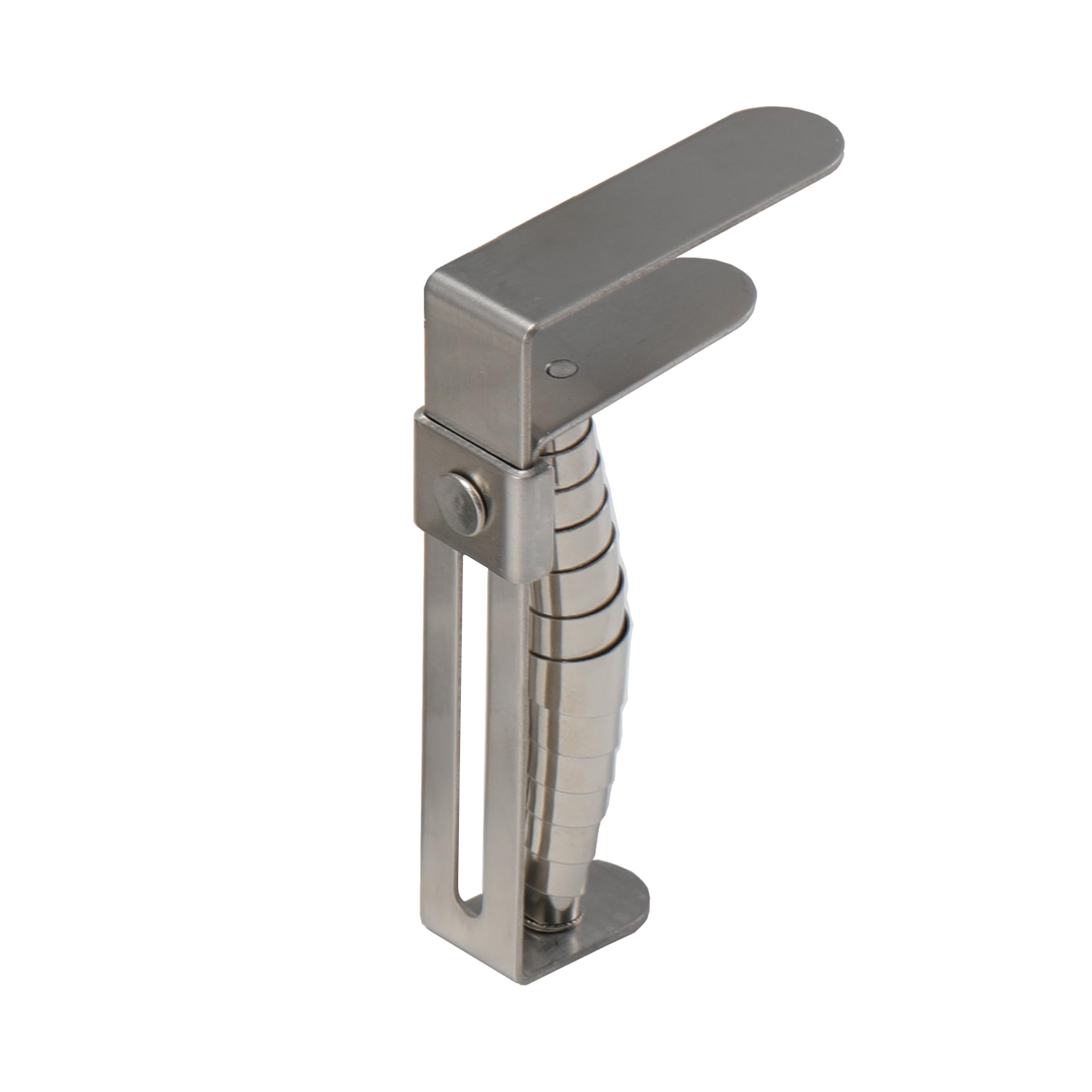 6 Pezzi tovaglie Clip in Acciaio Inox 9x5,5 cm con Molla Clip per tovaglie Regolabili, Morsetto per tovaglie Morsetto per coperture da Tavolo per Fissare la tovaglia-Argento