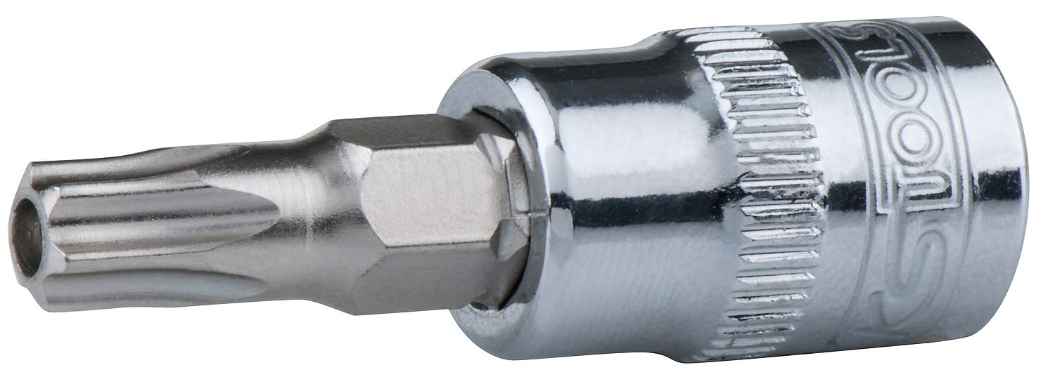Douille de vissage Torx TB30 KS TOOLS CHROMEplus avec carré femelle 1/4"