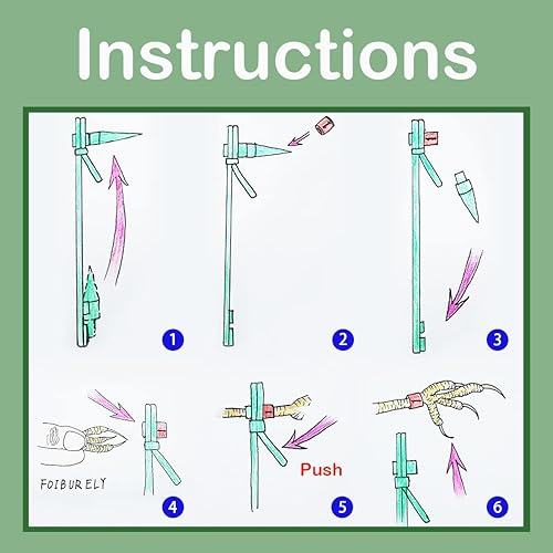 Miniatura 2 de FOIBURELY 80 bandas numeradas para patas de pájaro para pata de pájaro Gouldian Zebra Finch Canary Society anillo de pie de pájaro con 1 instalador