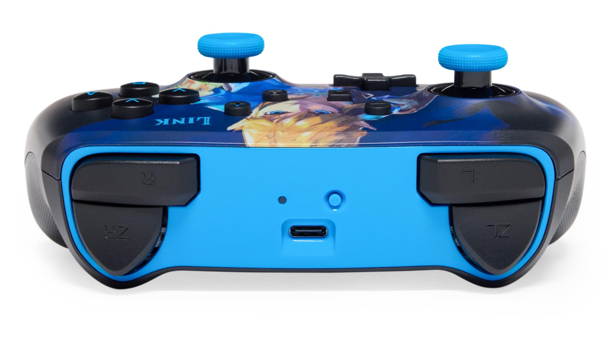 Ulepszony kontroler bezprzewodowy PowerA do Nintendo Switch z Lumectra - Pobudka Link, gamepad, kontroler do gier, kontroler Bluetooth