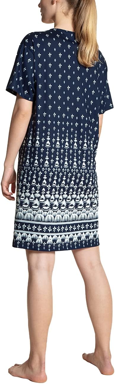 Maglia Lunga Da Notte Donna CALIDA Favourites | Peacoat Blue | Morbida E Confortevole Taglia Unica 40-42 - 4