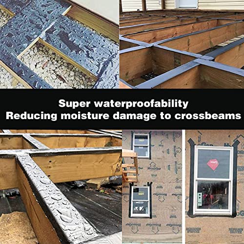 Ubyyddo Joist Tape For Decking, Butyl Joist Tape Deck Joist Flashing Tape- Waterproof & Weatherproof 1 5/8" X 50' 2Pcs #TOP4