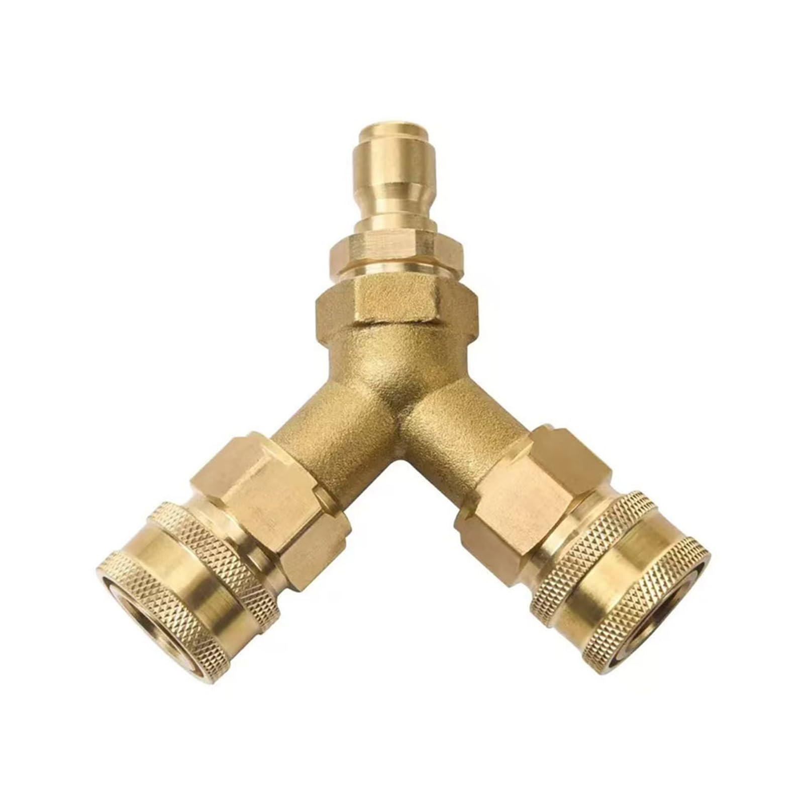 Pressure Cleaning Machine Washer Triple 3/8inch Adapter Splitter Coupler Quick Connector Power Washer Splitter High Pressure Triple Adapter